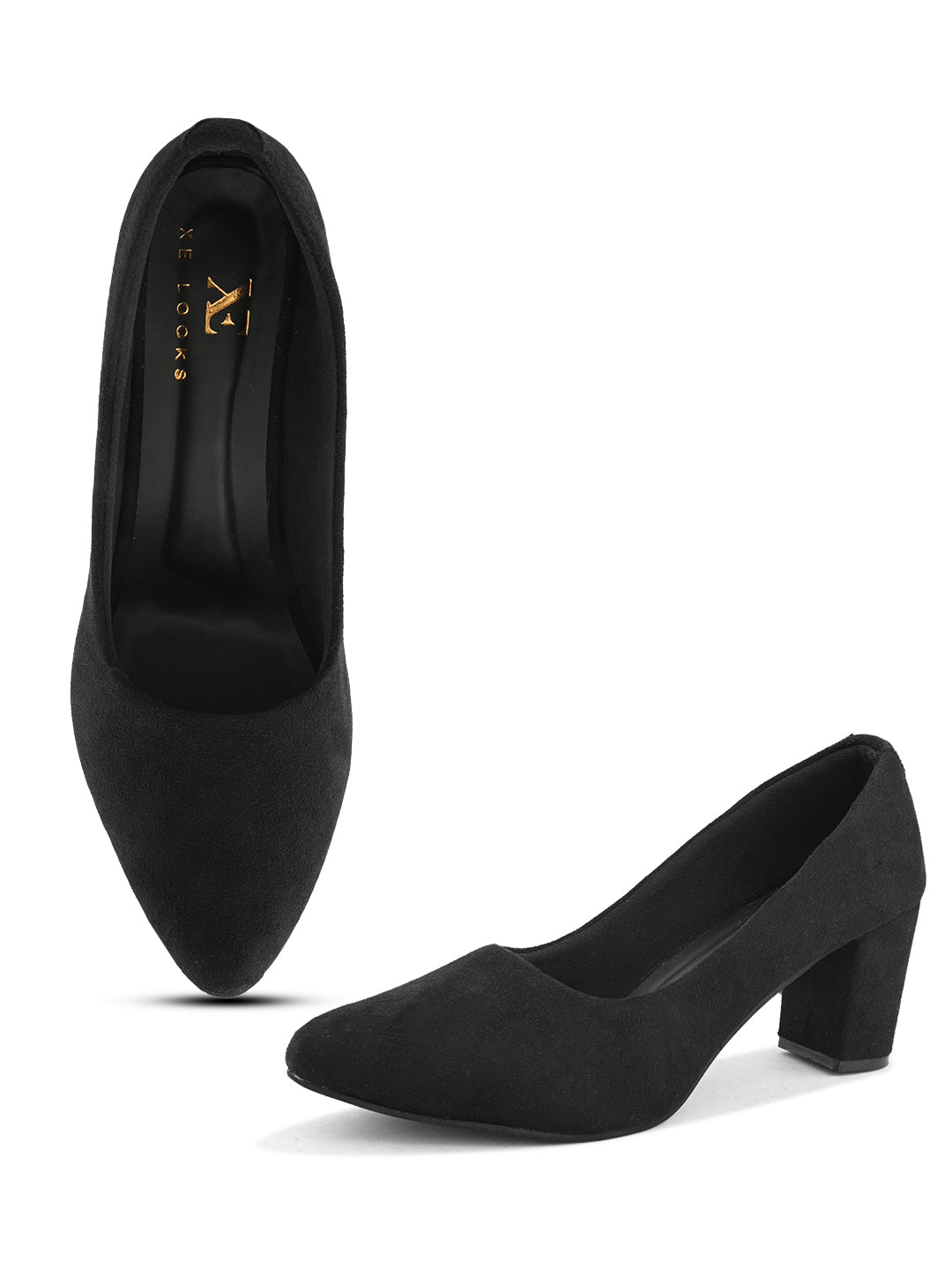 Elegant with a soft suede finish heels