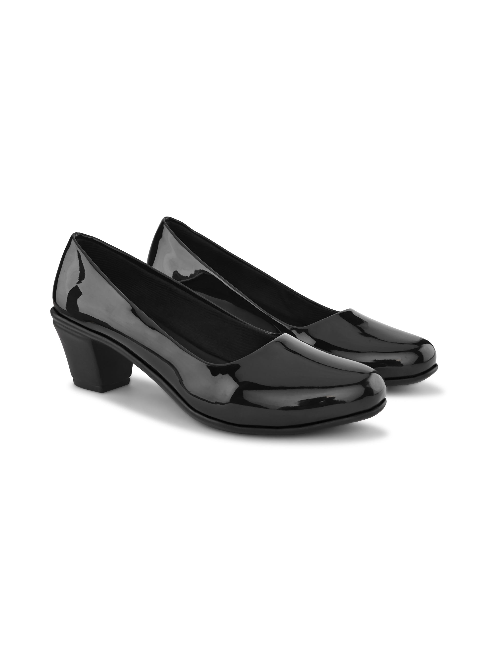 Glossy Pointed Toe Comfortable Slip-On Ballerinas