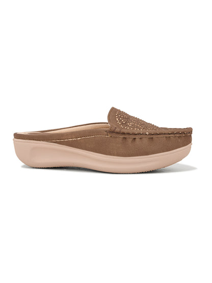 Flat Mule –Elegant Slip-On Mules with Cushioned