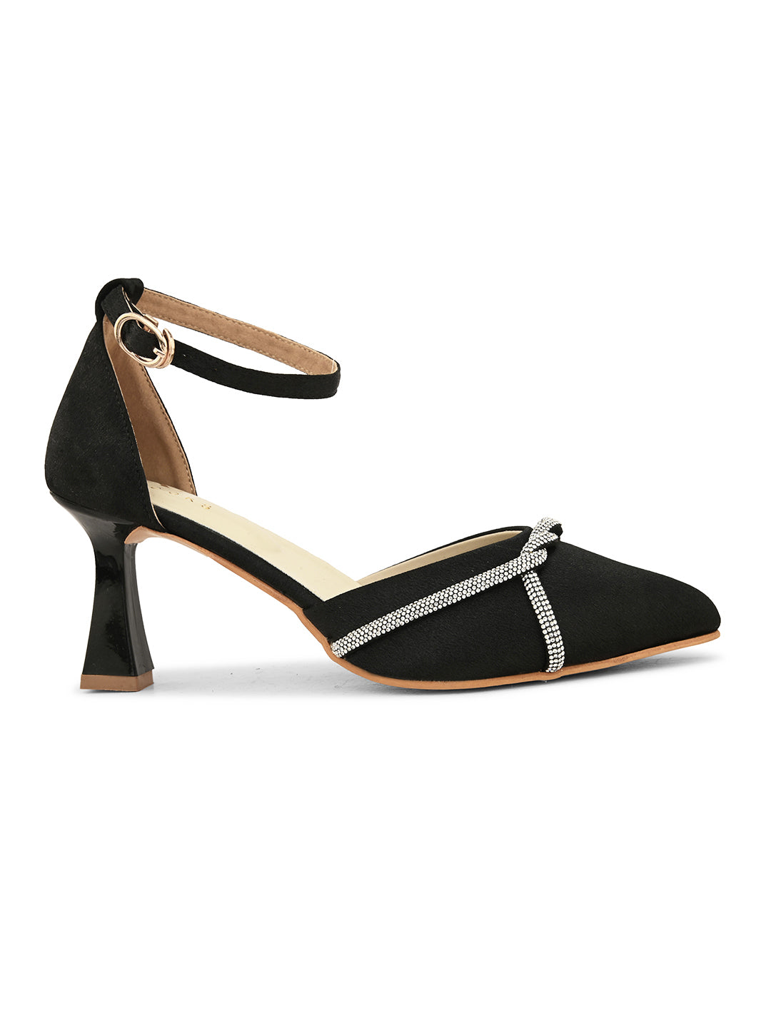 Fancy & Comfortable Heels with Buckle Closure