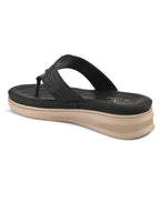 Slip-On Comfort Slippers with Textured Buckle Detail