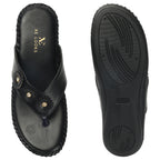 Sophisticated & Classic Flower Design Soft Cushion Doctor Slippers