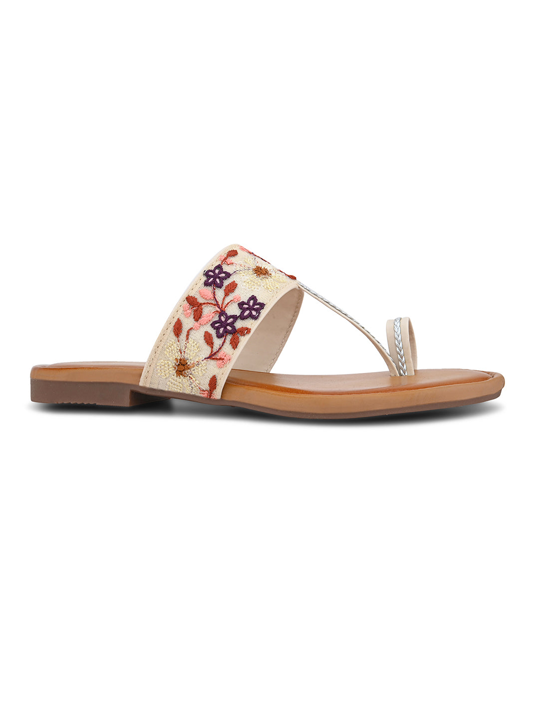 Women's Ethnic Slip-On Flat Slippers & Traditional Footwear  & Girls