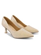 Embellished Pointed Toe Elegant Slip-On Pumps