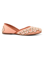 Ethnic Pearl & Bead Handcrafted Punjabi Juttis