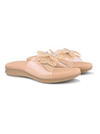 Crystal Butterfly Transparent Comfort Cushion Slides