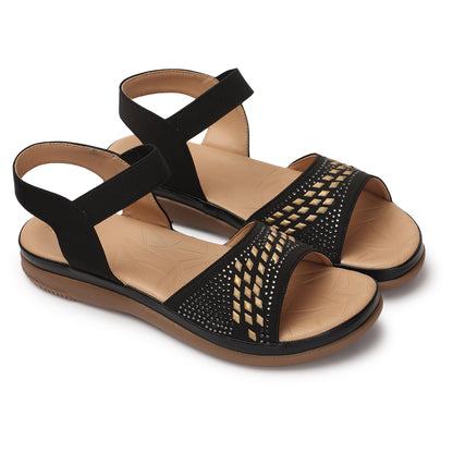 Graceful & Modern Siroski Design Sandals