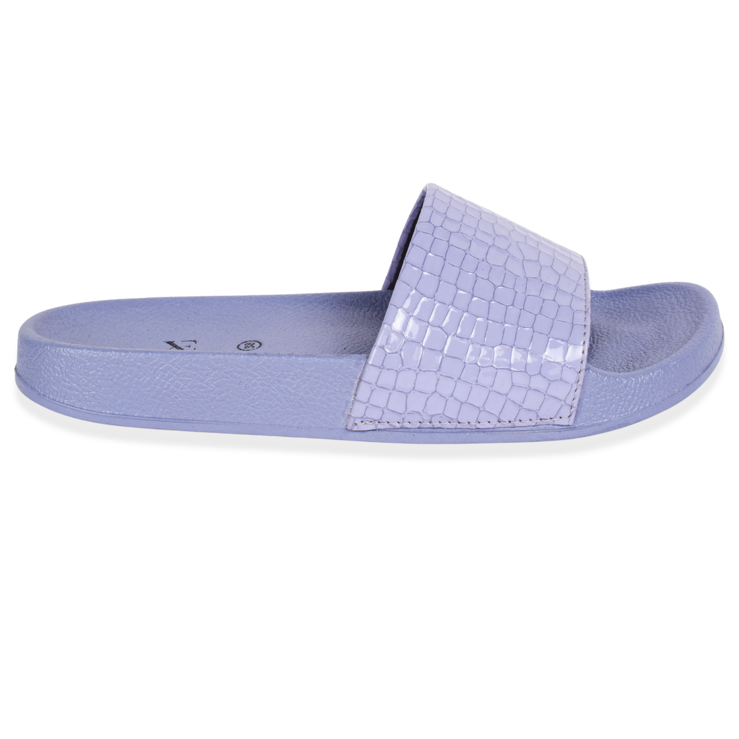 Croco Textured Design Comfortable Daily Use Sliders