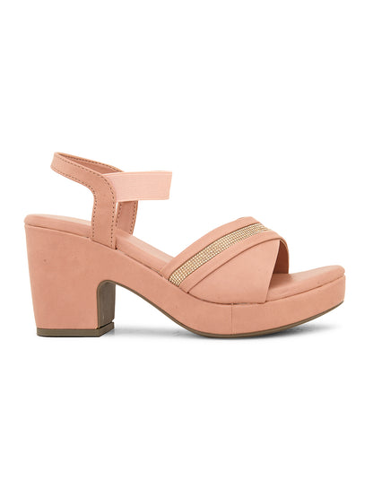 Attractive and Stylish Block Heel With Ankle Straps