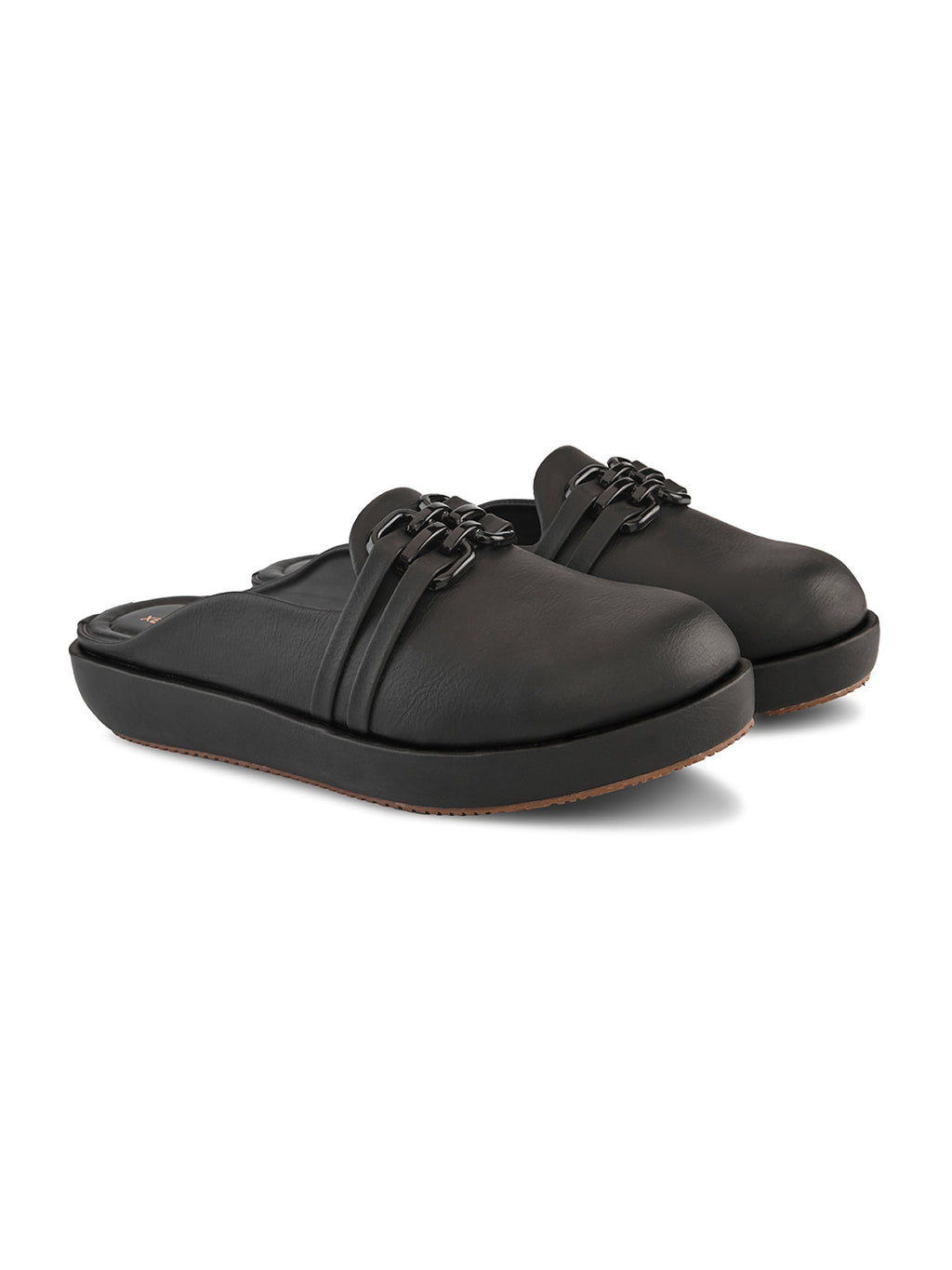 Slip-On Mules with Cushioned Footbed
