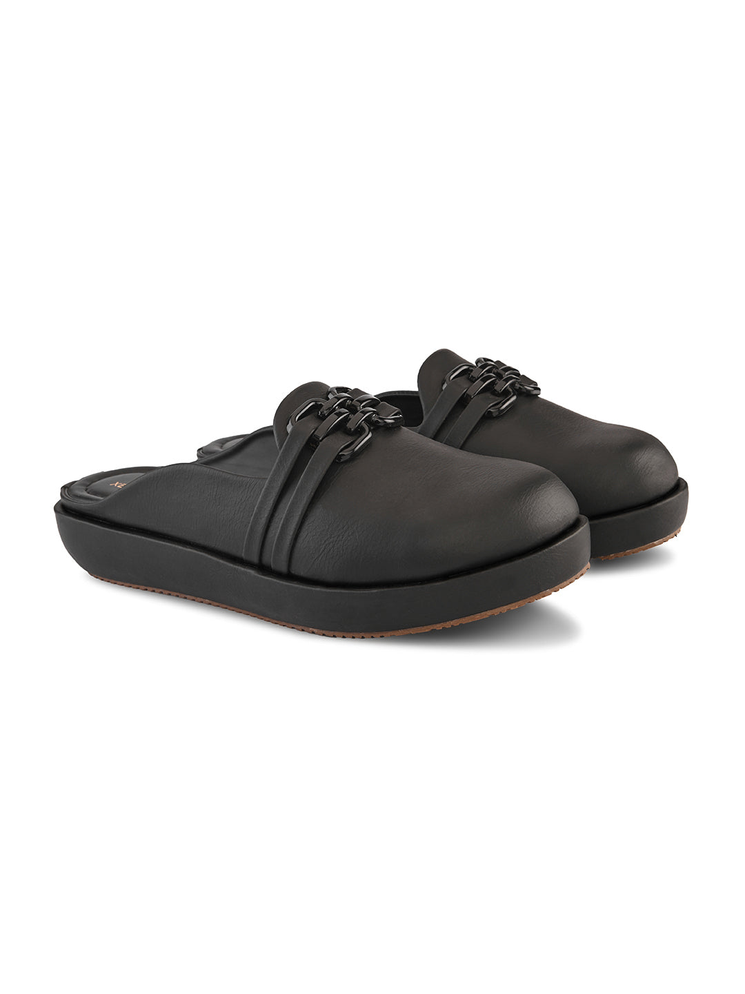 Slip-On Mules with Cushioned Footbed