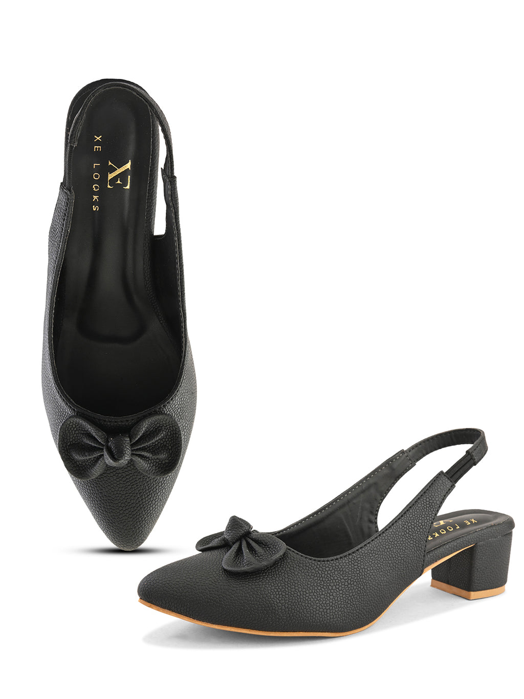 Slingback with Stylish Finish Heels