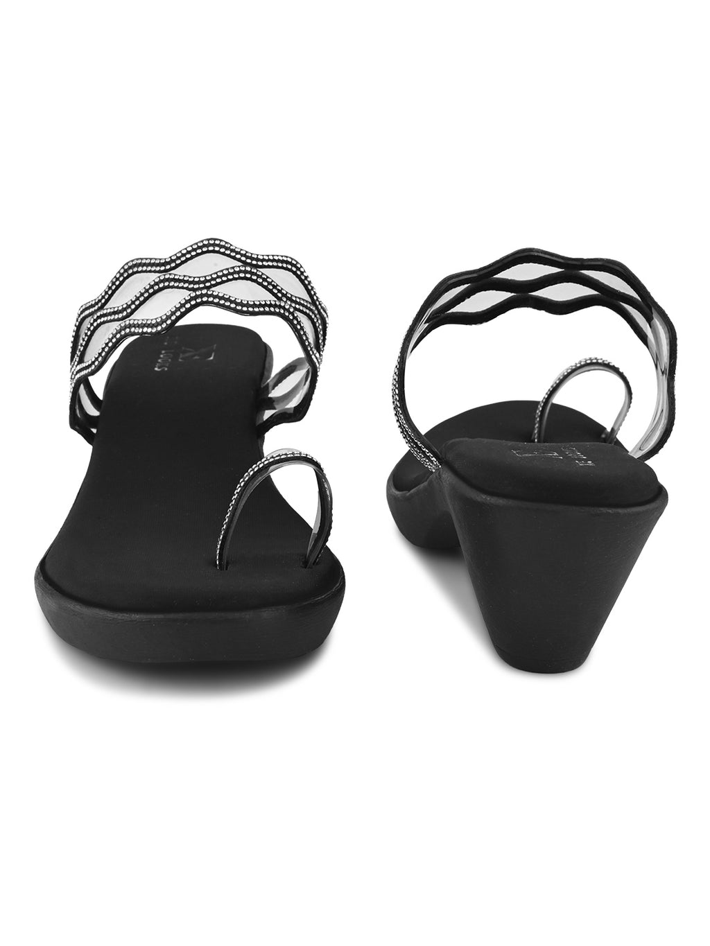 Elegant Toe-Ring Slip-On Sandals Comfort Sandals