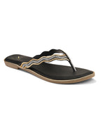 Traditional Slip-On Sandals with Stone-Styled Strap Design