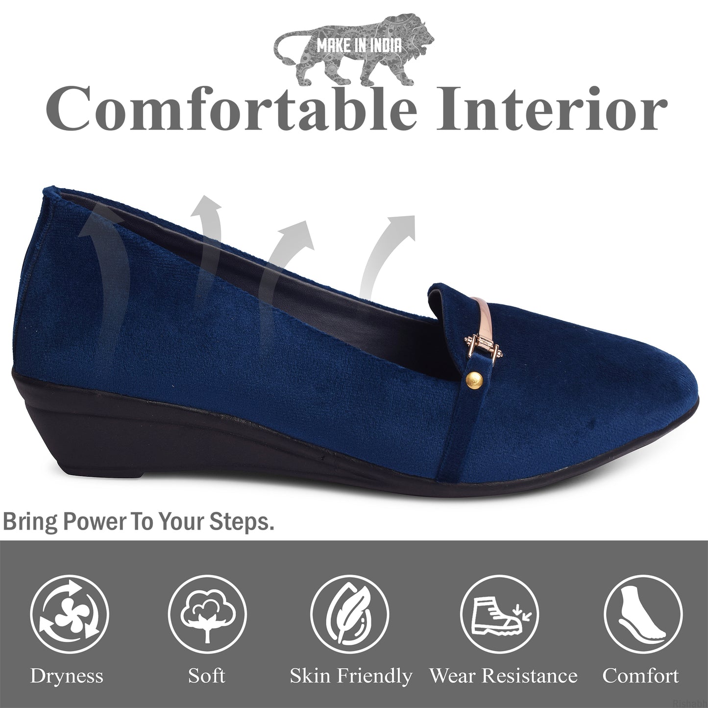 Classy & Elegant Stylish Premium Wedge Heel Ballerinas