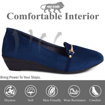 Classy & Elegant Stylish Premium Wedge Heel Ballerinas