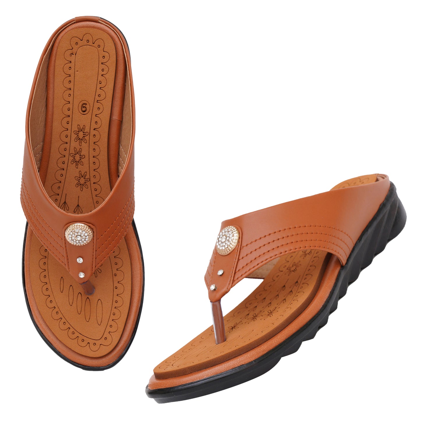 Elegant & Versatile Design Comfortable Flat Slippers