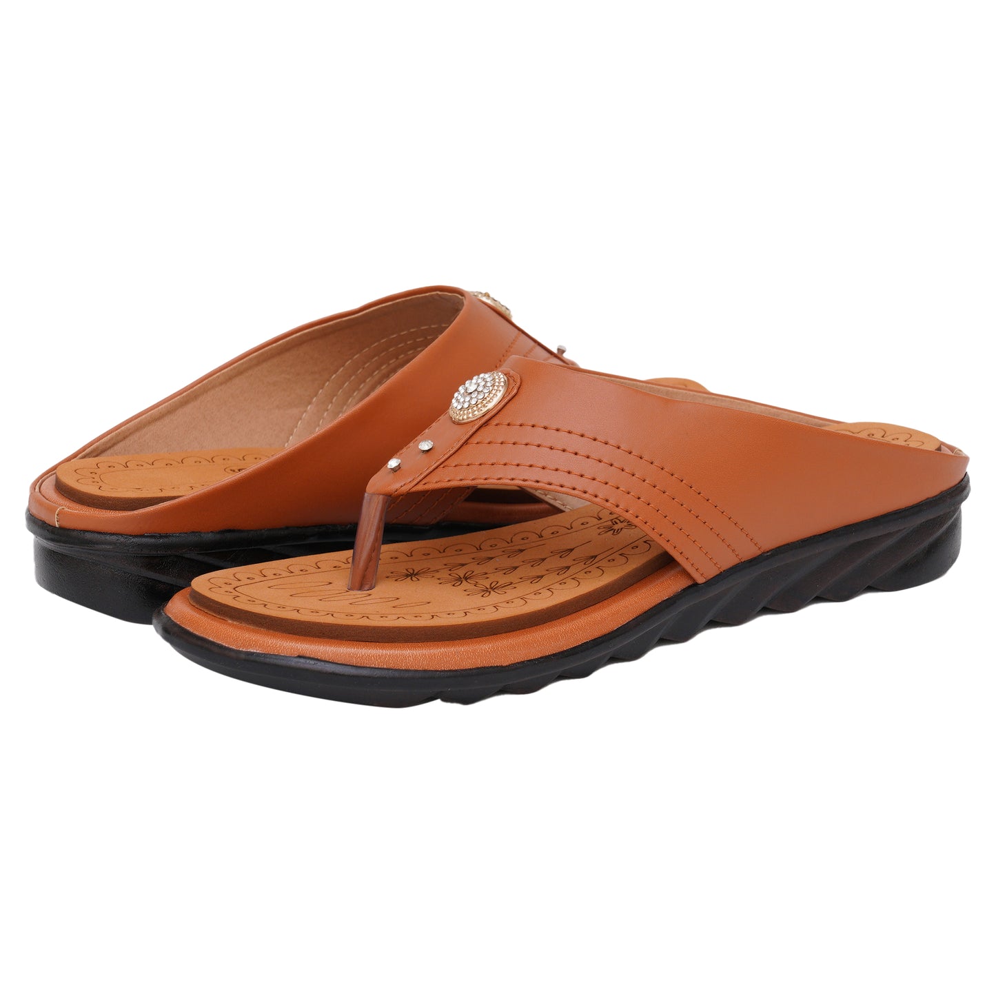 Elegant & Versatile Design Comfortable Flat Slippers