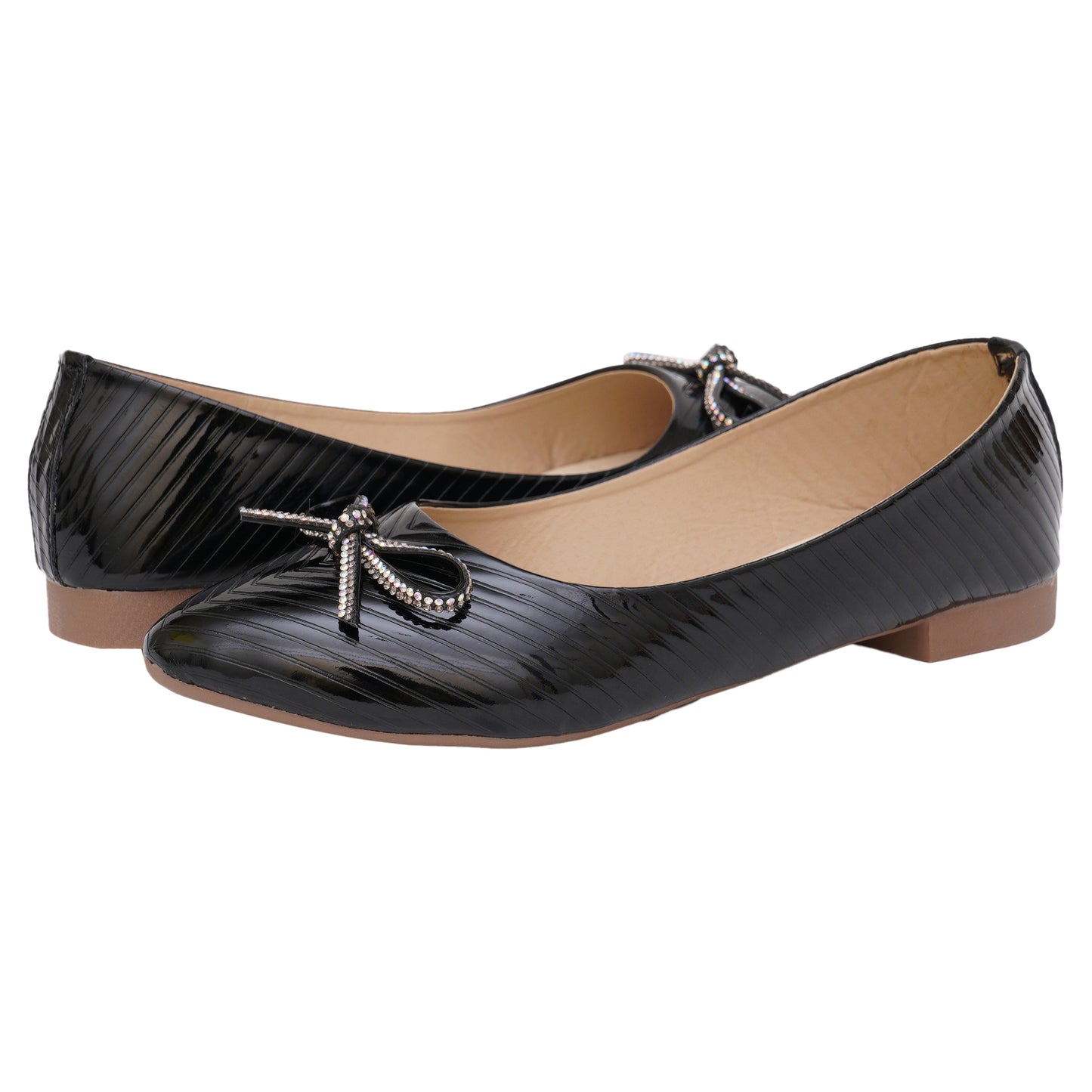 Alluring & Trendy Bow Design Comfortable Flat Ballerinas