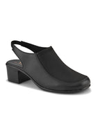 Elegant Slip-On Slingback Block Heel Shoes