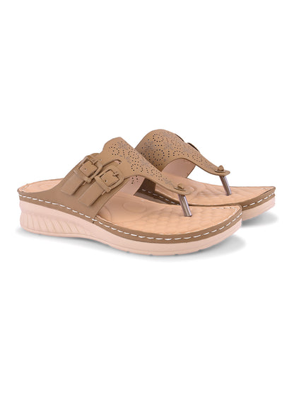 Graceful & Durable Buckle Design Doctor Slippers