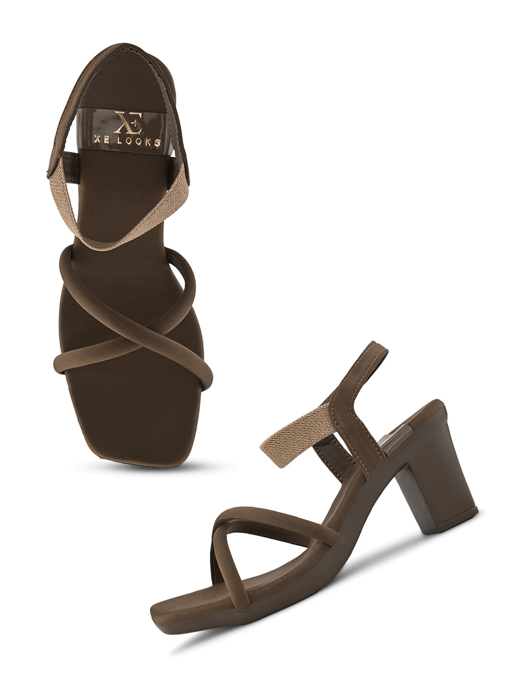 Bold & Attractive with Ankle strap Block High Heels Sandal