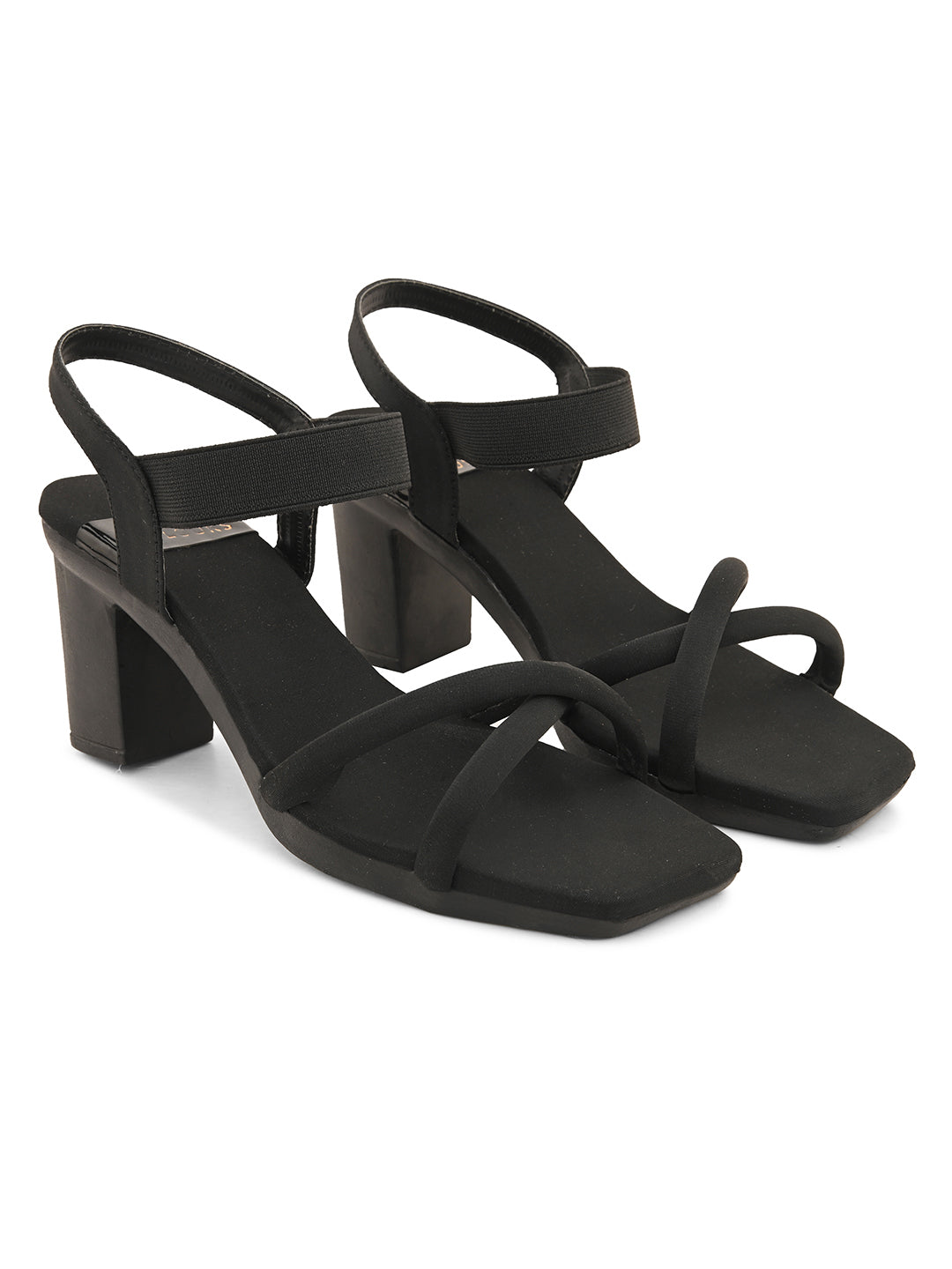 Bold & Attractive with Ankle strap Block High Heels Sandal