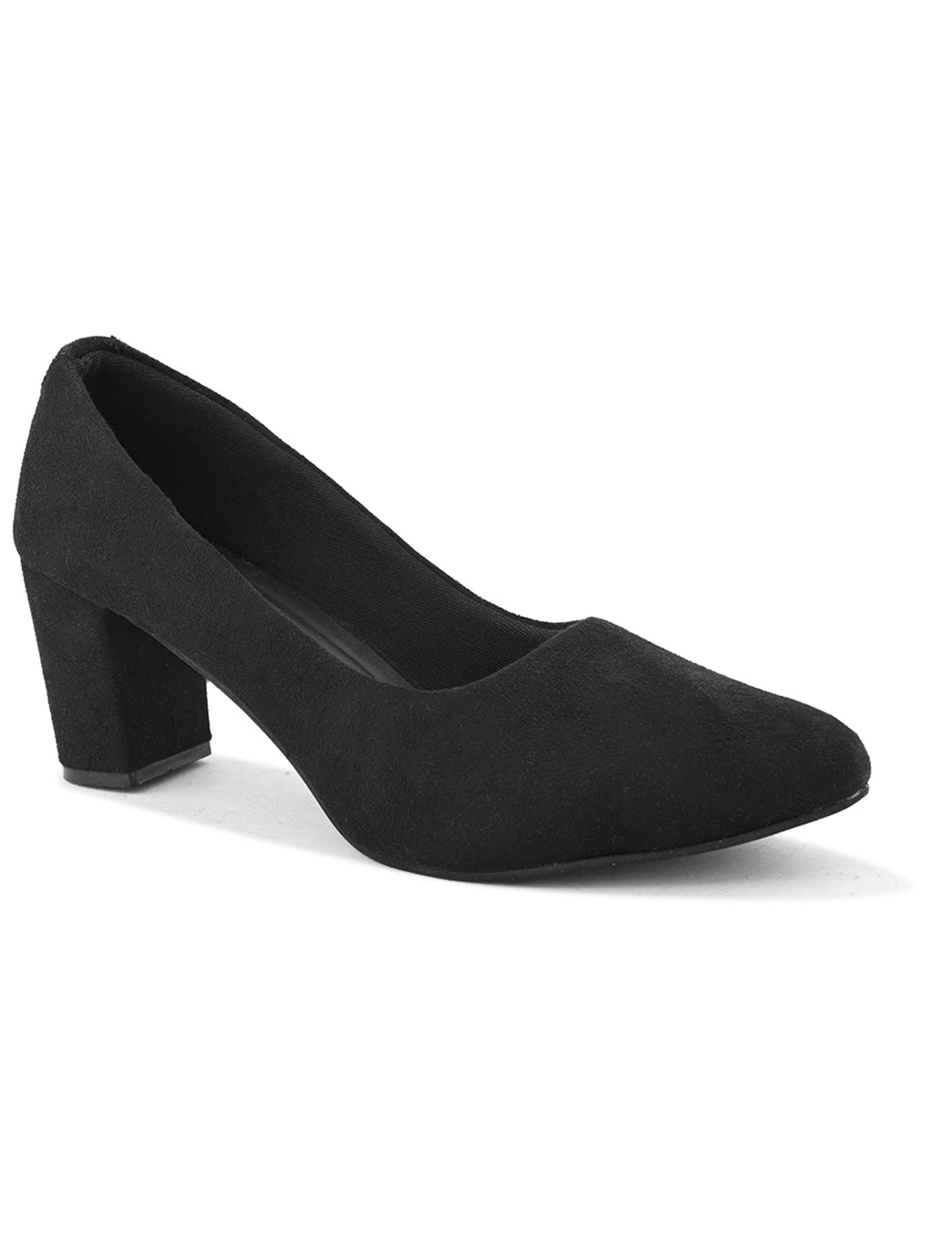 Elegant with a soft suede finish heels