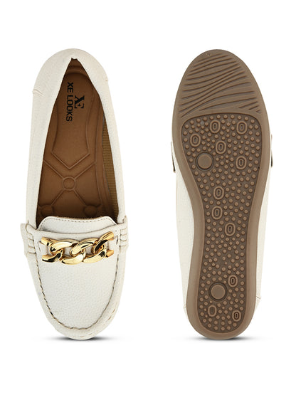 Comfortable ,Stylish & Fancy Chain Design Slip-On - Loafer