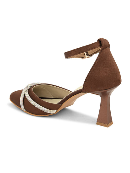 Fancy & Comfortable Heels with Buckle Closure