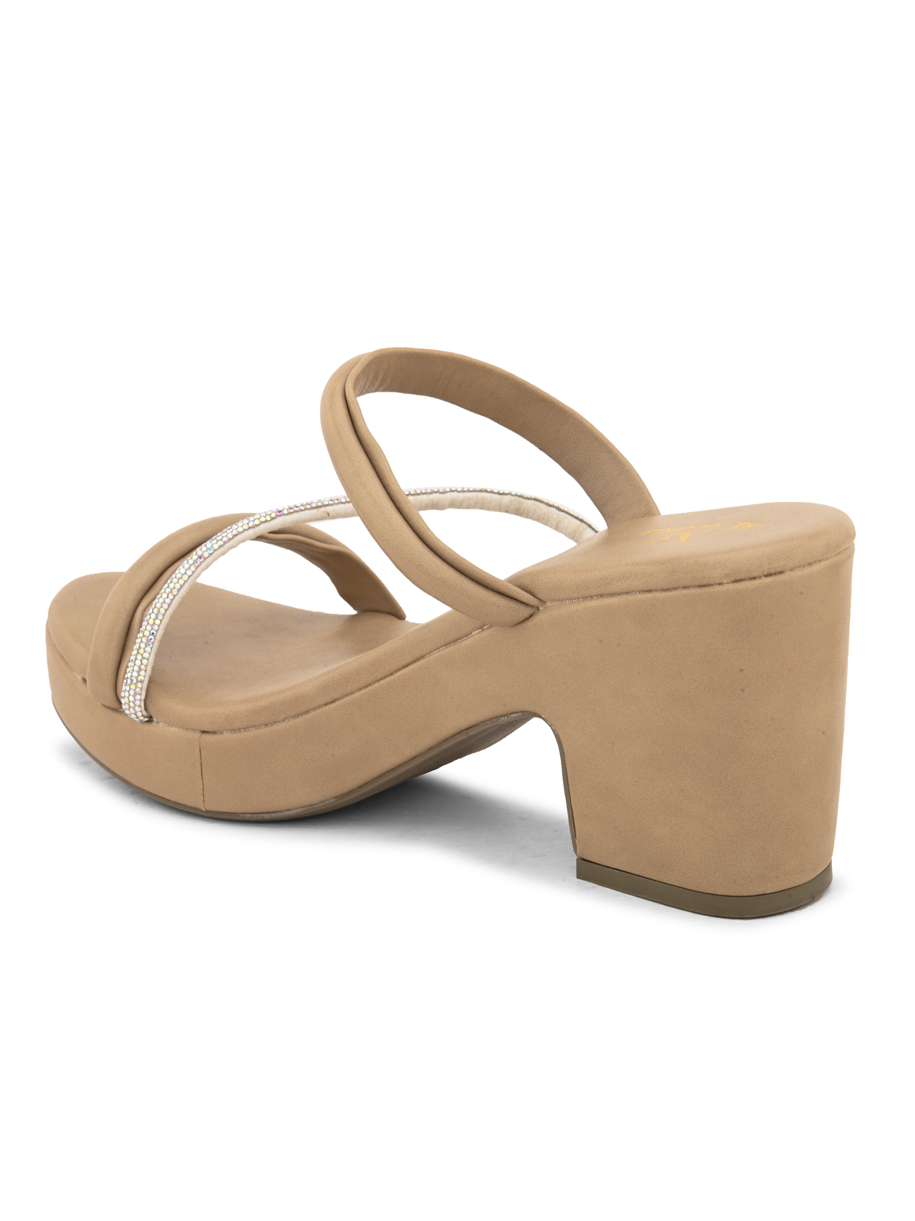 Stylish & Fancy With Ankle Strap Block Heel Sandals