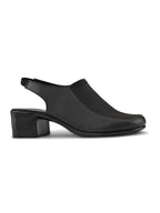 Elegant Slip-On Slingback Block Heel Shoes