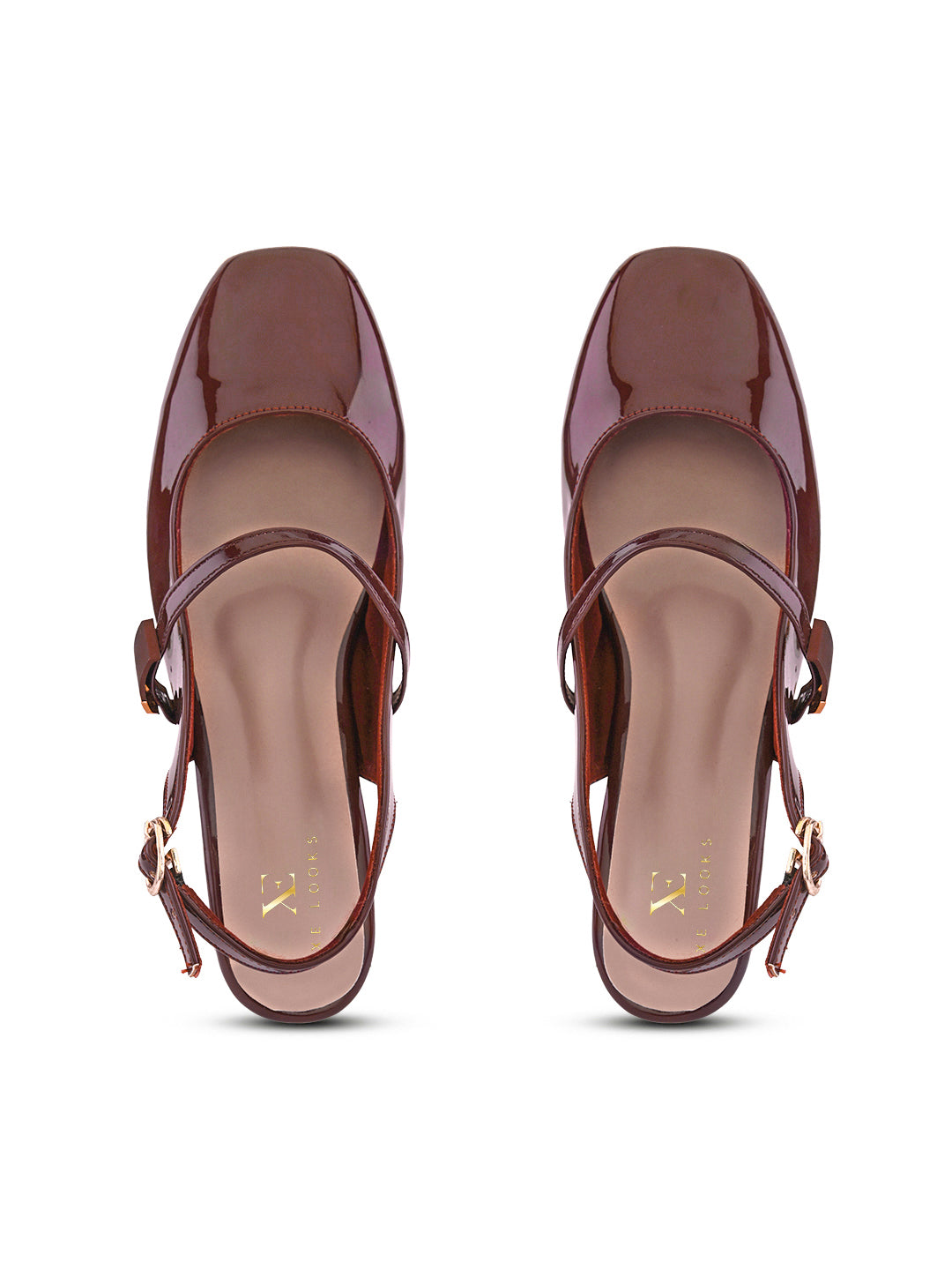 Elegant Slingback Block Heels with Bow Detail