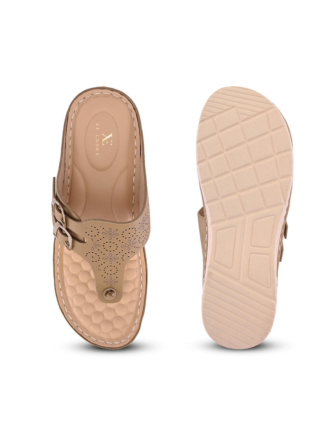 Graceful & Durable Buckle Design Doctor Slippers