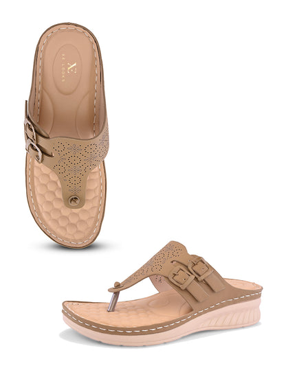 Graceful & Durable Buckle Design Doctor Slippers