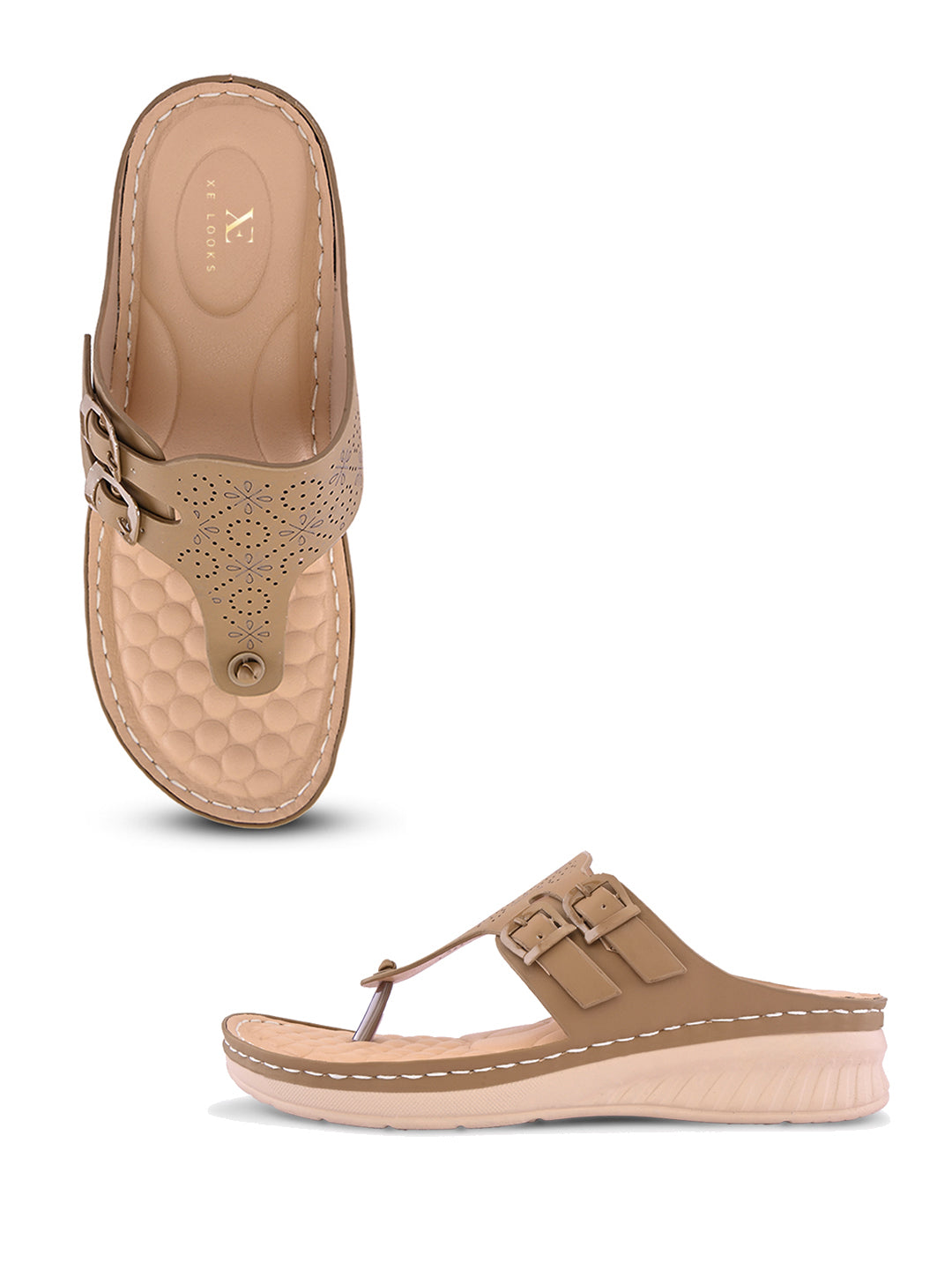 Graceful & Durable Buckle Design Doctor Slippers