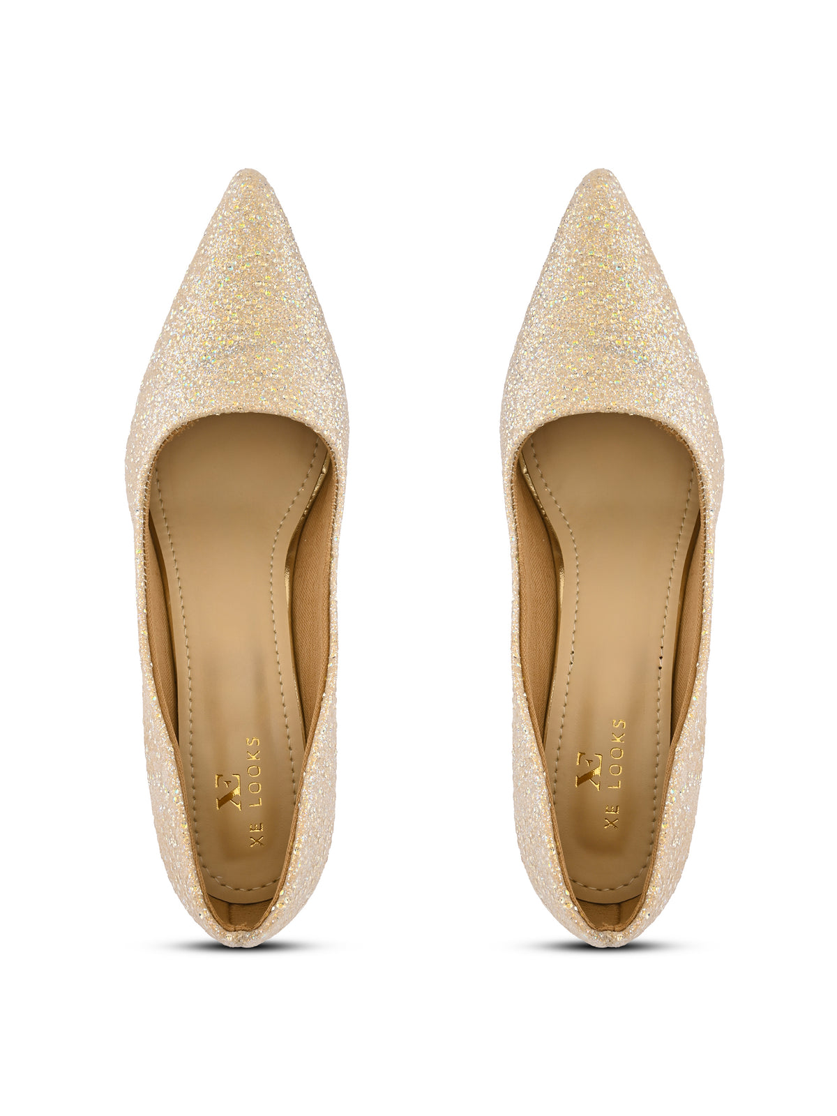 Embellished Pointed Toe Elegant Slip-On Pumps