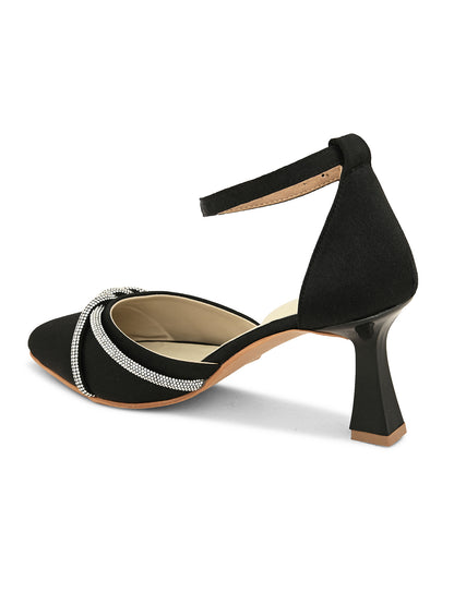 Fancy & Comfortable Heels with Buckle Closure