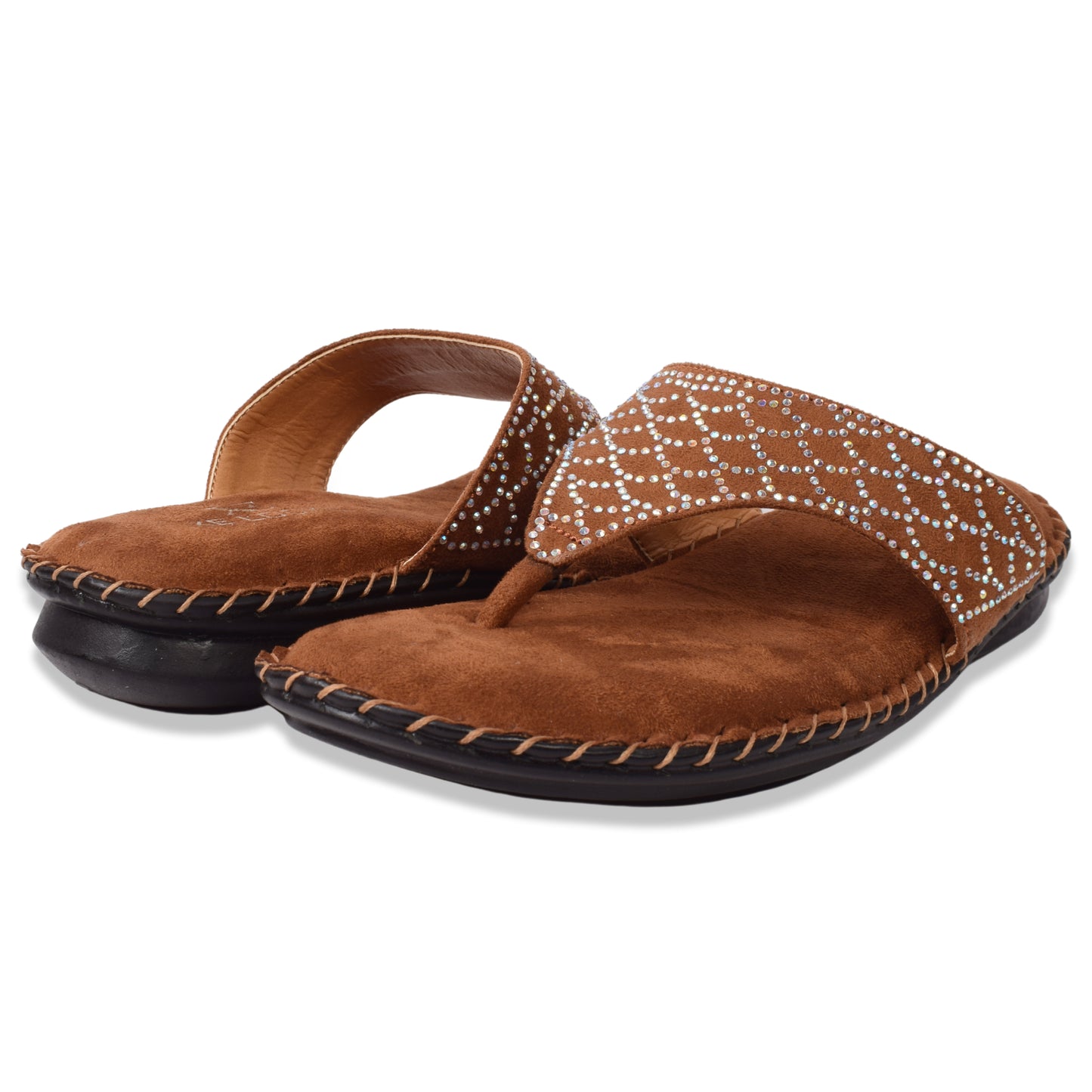 Stunning & Elegant Siroski Design Comfortable Doctor Slippers