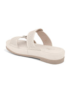 Dual-Strap with Buckle Detail Slippers