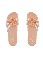 Crystal Rose Transparent Comfort Cushion Slides