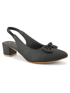 Slingback with Stylish Finish Heels