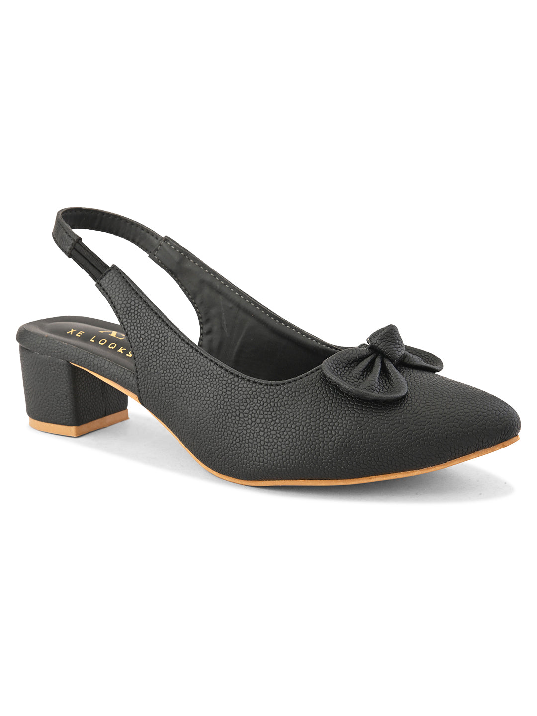 Slingback with Stylish Finish Heels