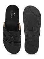 Cross-Strap with Cushioned doctor Sole Flat Slippers