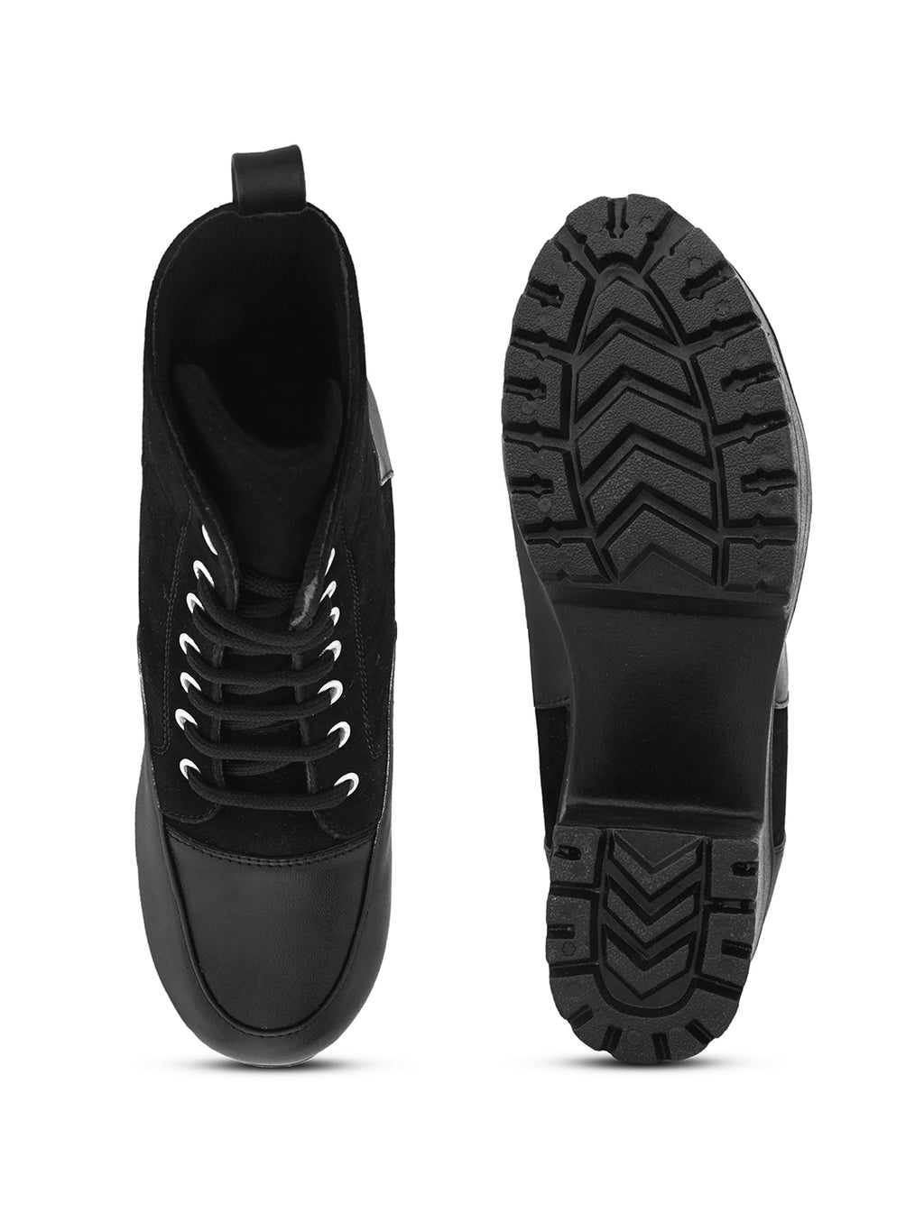 Women’s Lace-Up Platform Ankle Boots