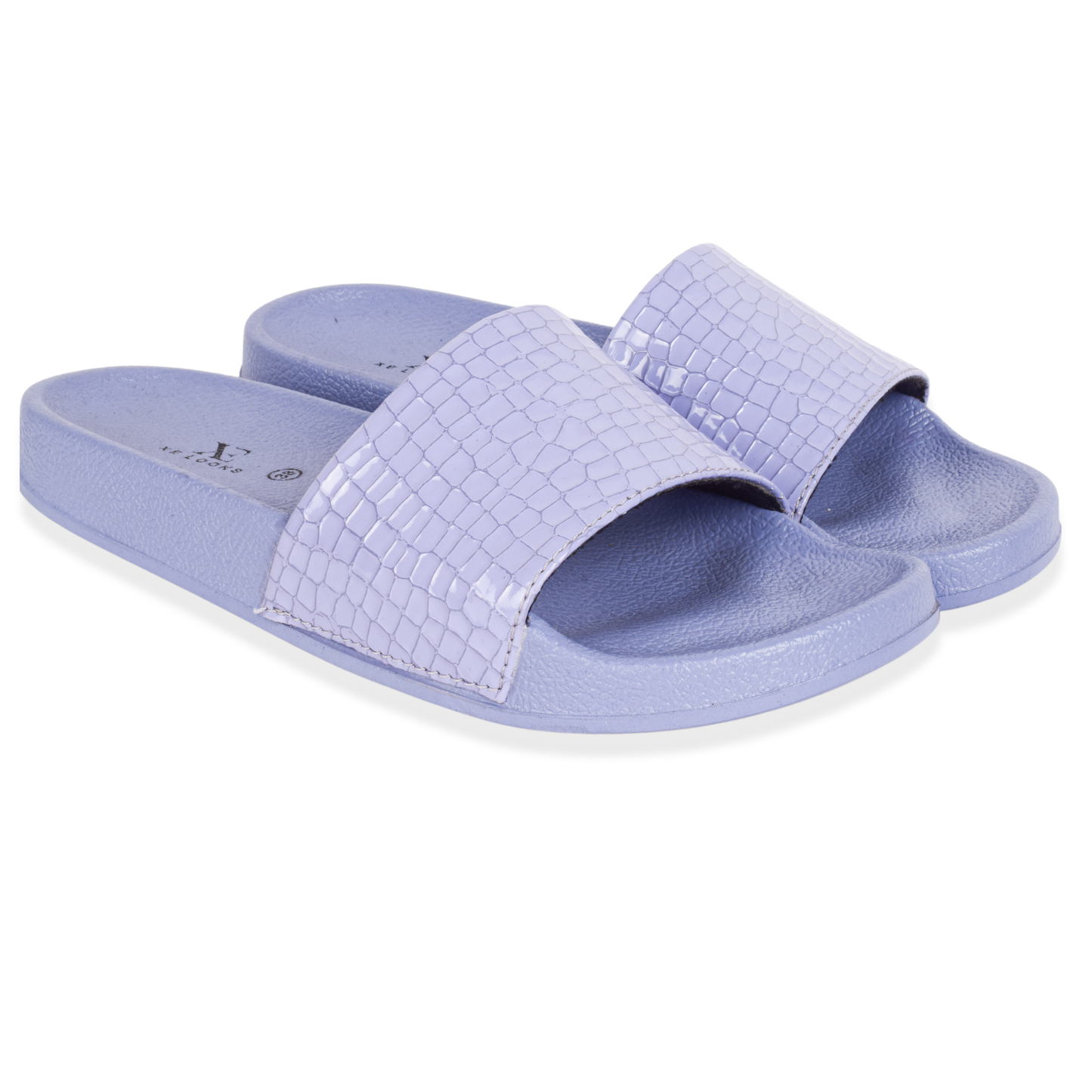 Croco Textured Design Comfortable Daily Use Sliders