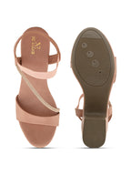 Fancy & Charm With Ankle Strap Block Heel Sandal
