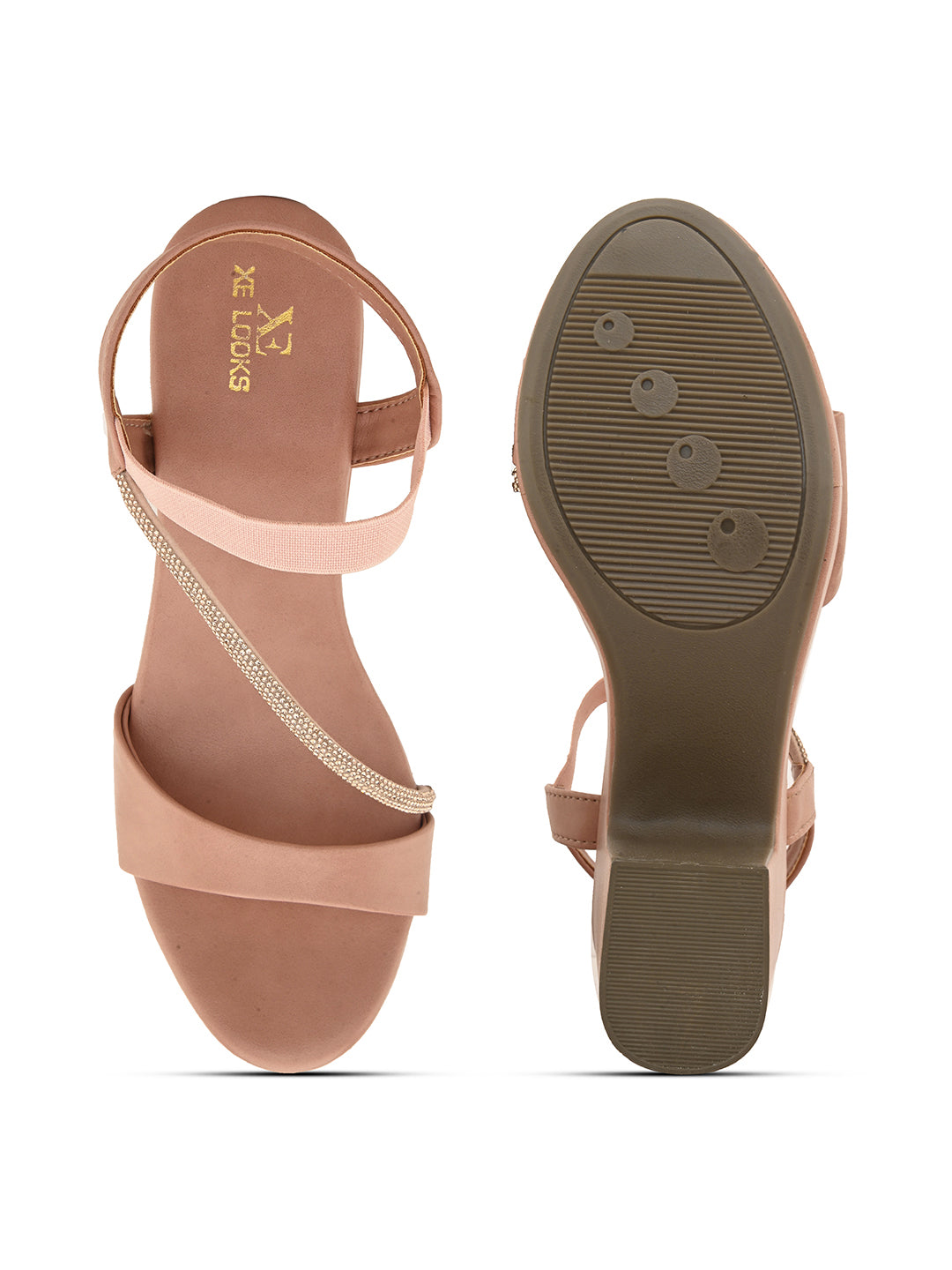 Fancy & Charm With Ankle Strap Block Heel Sandal