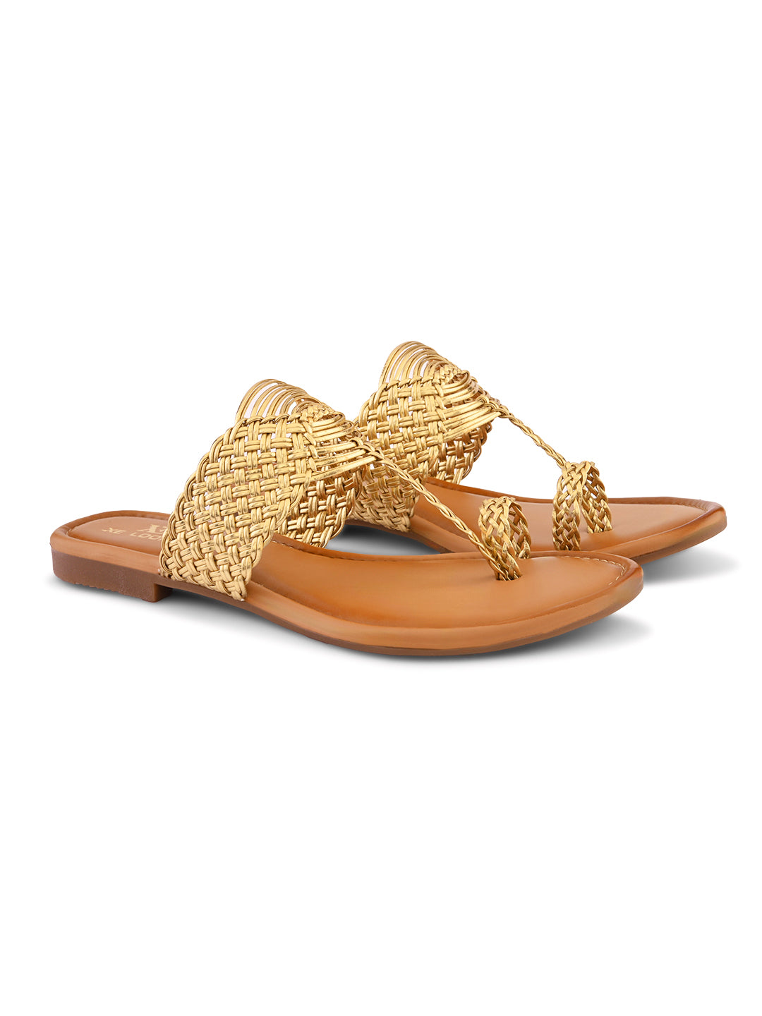 Elegant Woven Toe-Ring Flats for Everyday Comfort