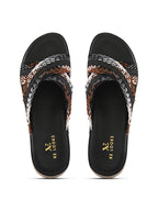 Criss-Cross Braided Strap Doctor Slippers